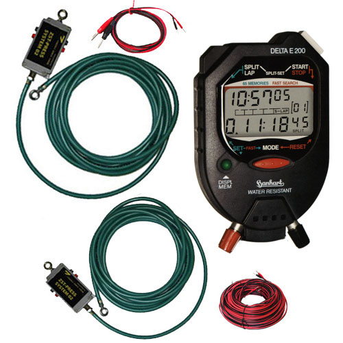 Hanhart Stopstar 2 – Cronometro Sportivo Antiurto Con Cordoncino, Custodia In ABS, Funzioni Chrono