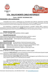 RMCH 2025 programma torino
